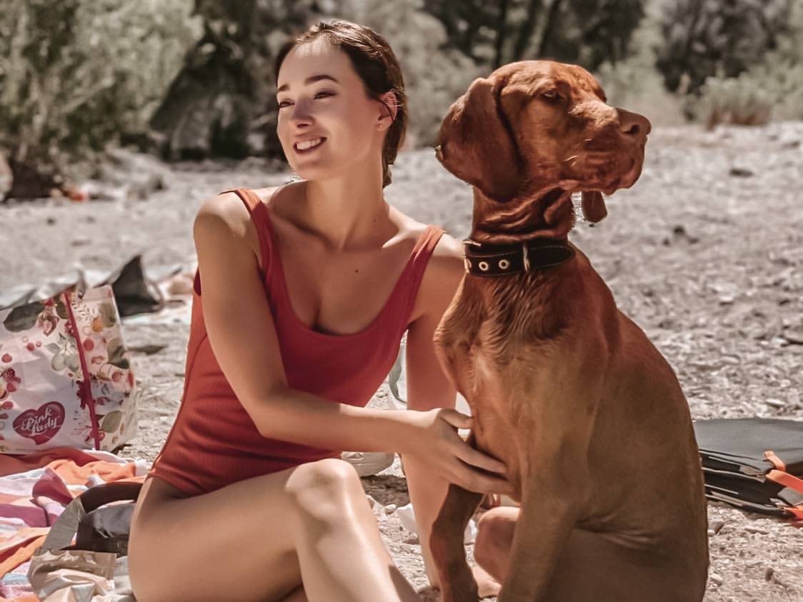 William Walker Sommer mit Hund