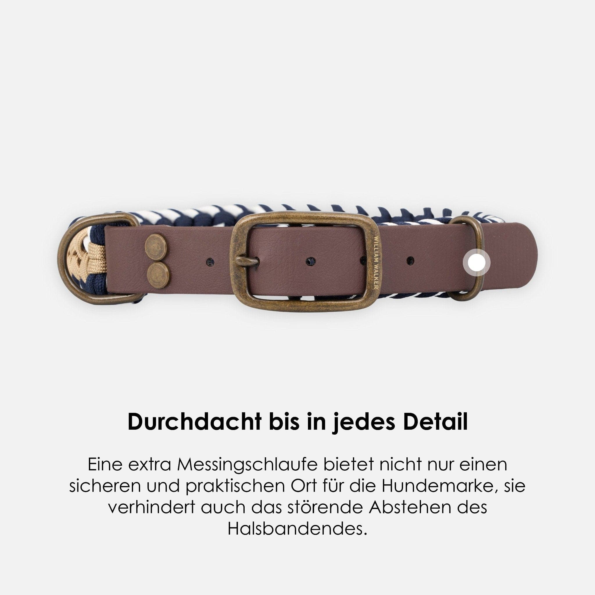 William Walker Paracord BioThane® Hundehalsband Hanseatic // Limited