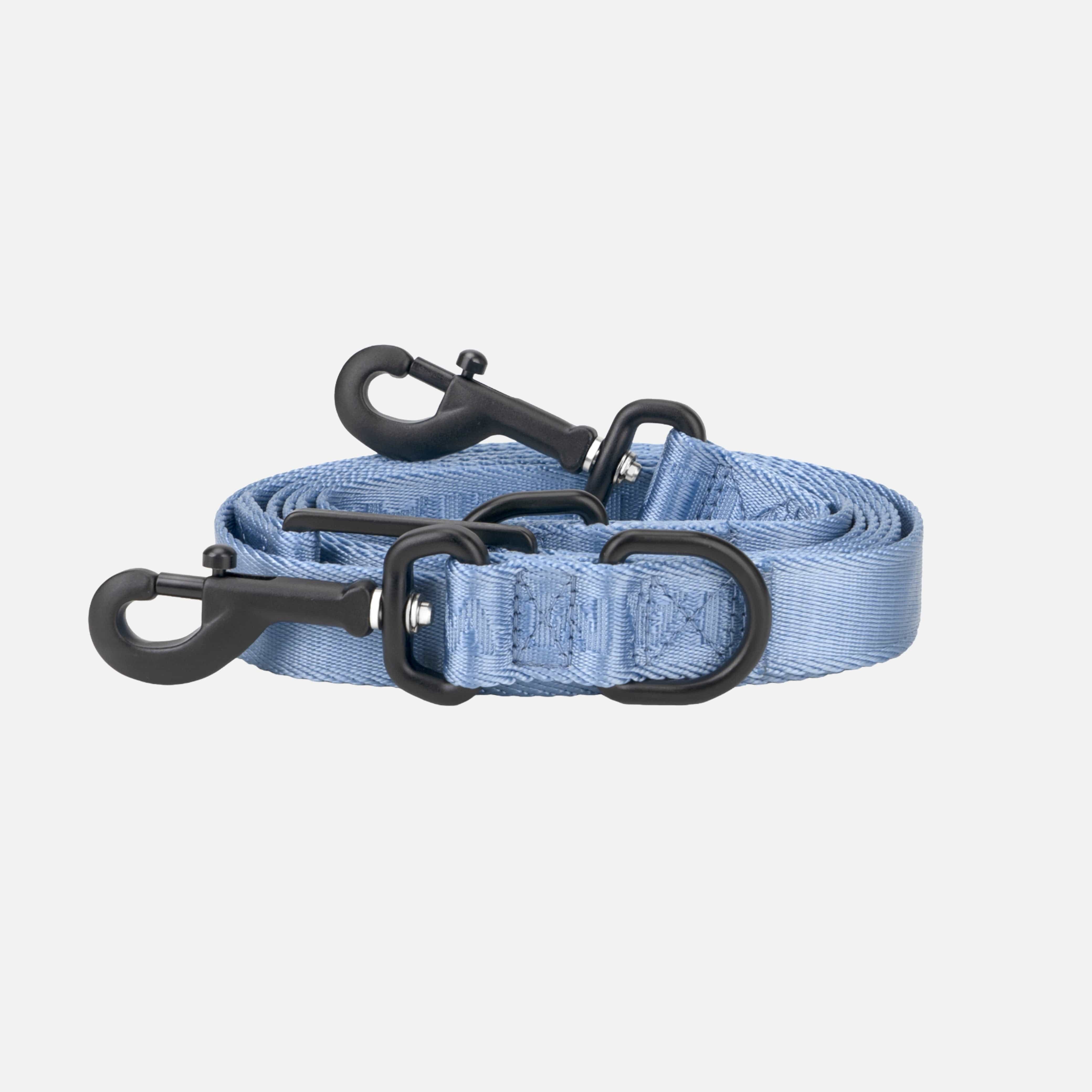 William Walker Jacquard Nylon Hundeleine Sky (blau)