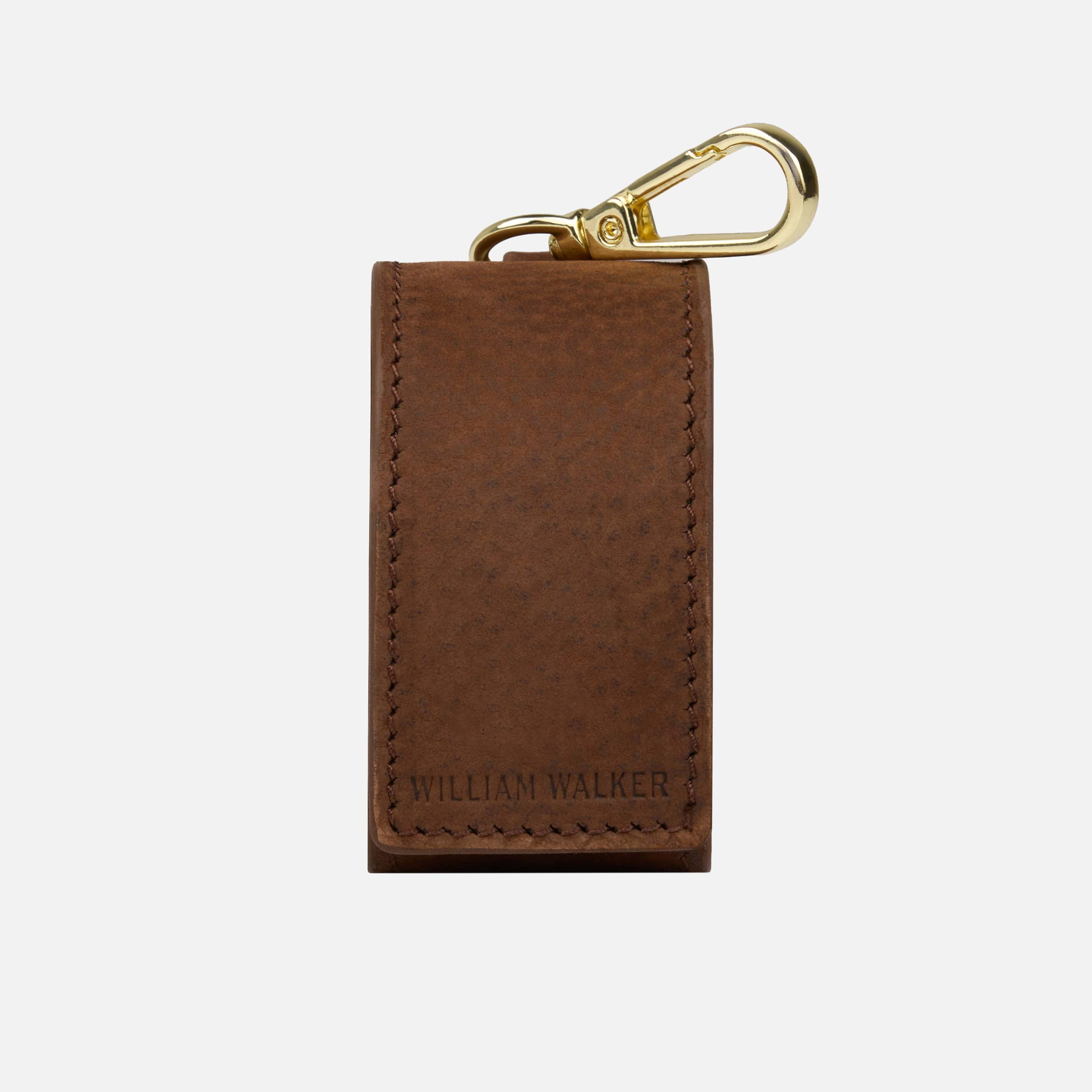 William Walker Kotbeutelspender aus wasserfestem Nubukleder