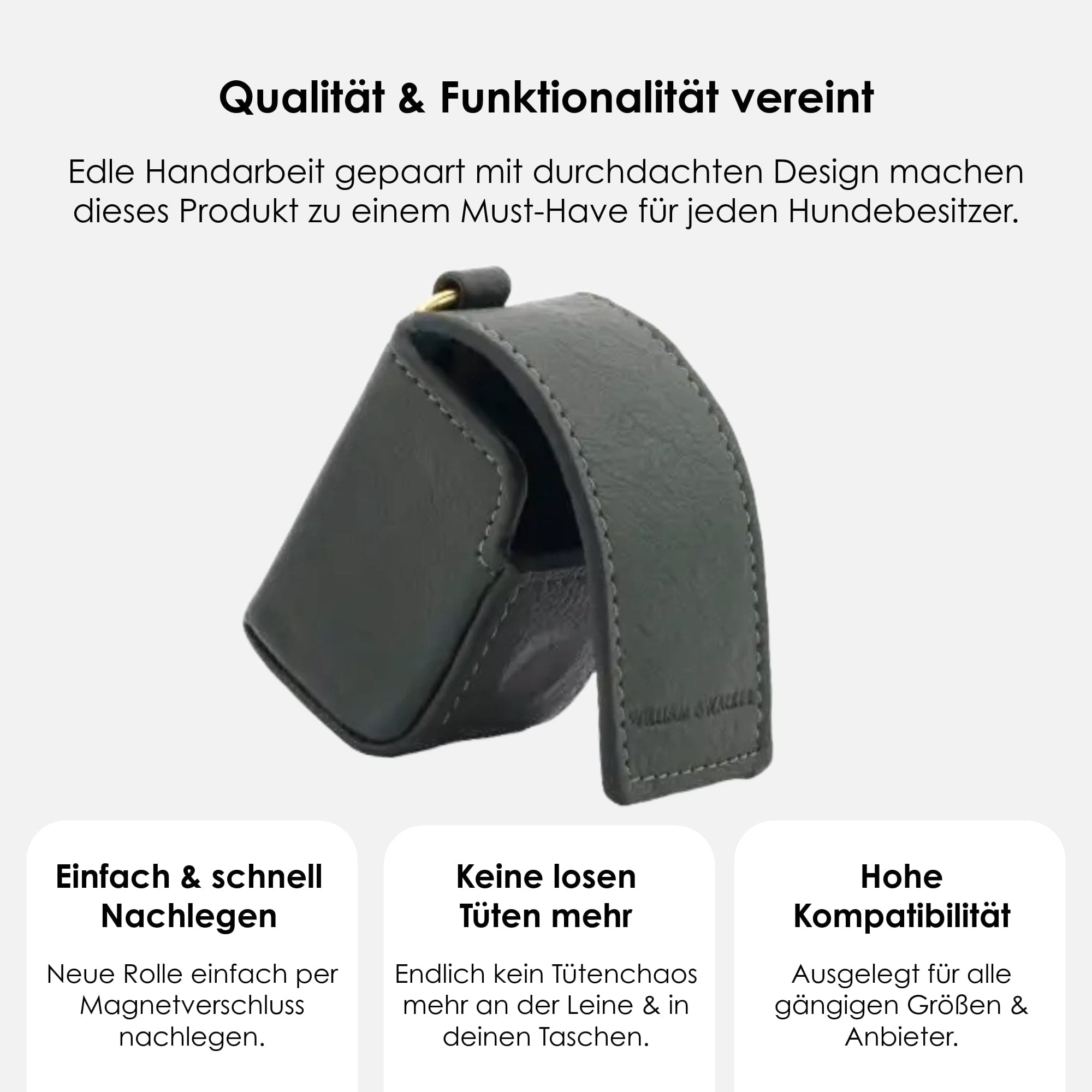 William Walker Kotbeutelspender Dark Moss (Waldgrün)