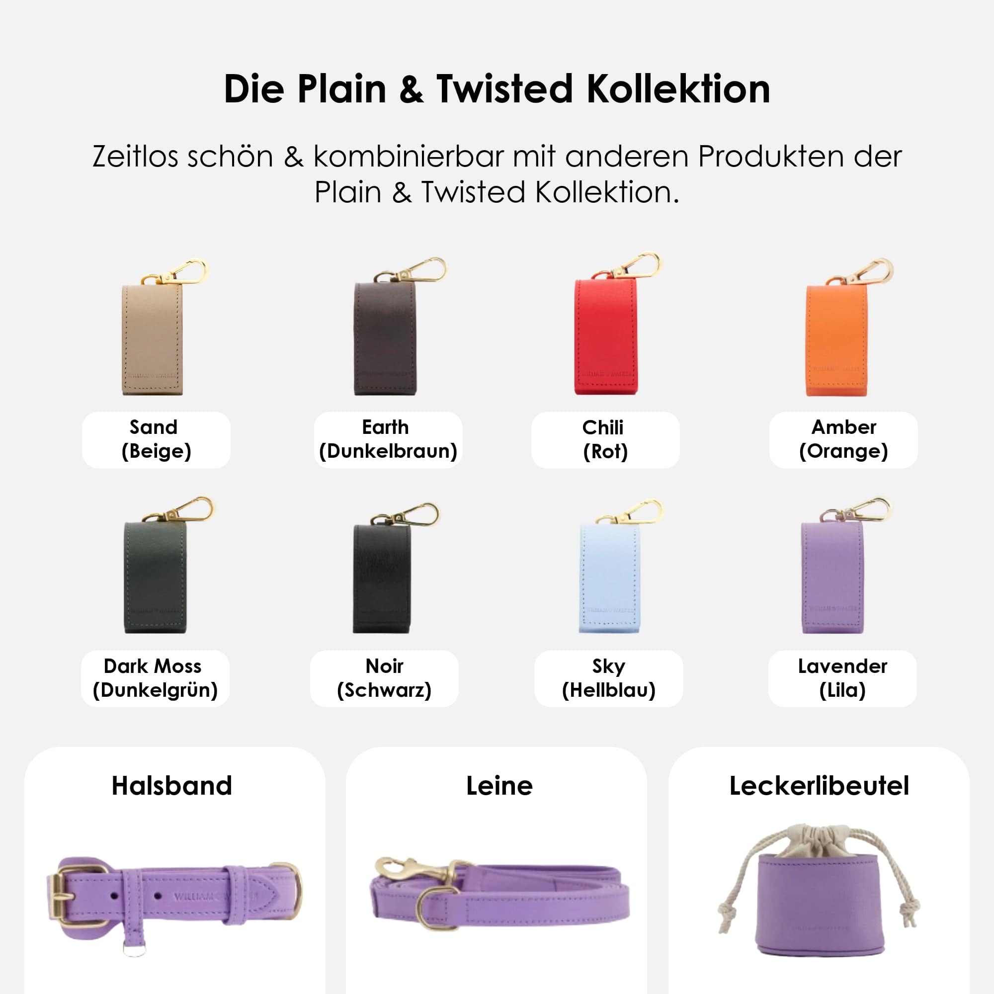 William Walker Kotbeutelspender Lavender (Lila)