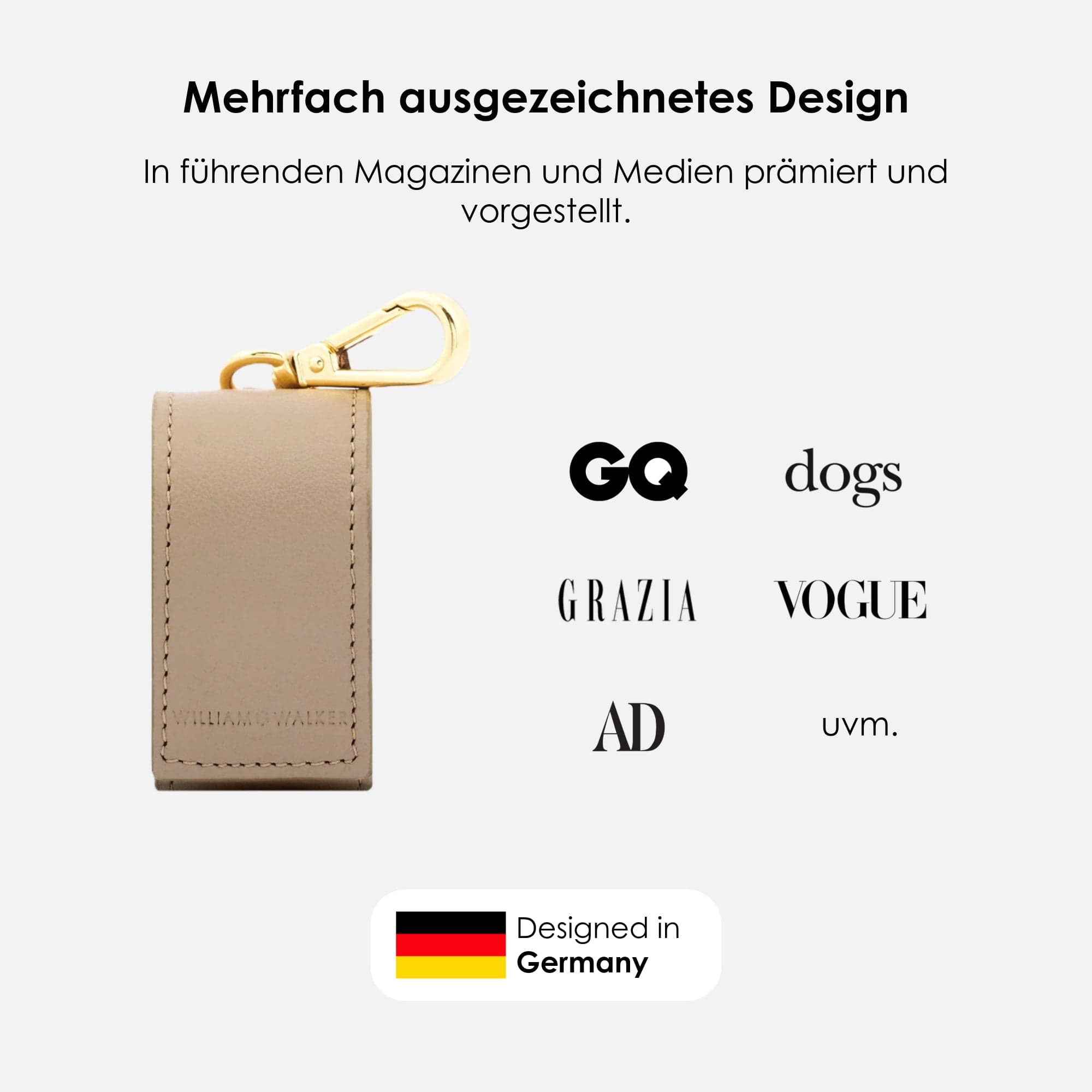 William Walker Kotbeutelspender Sand (Beige)