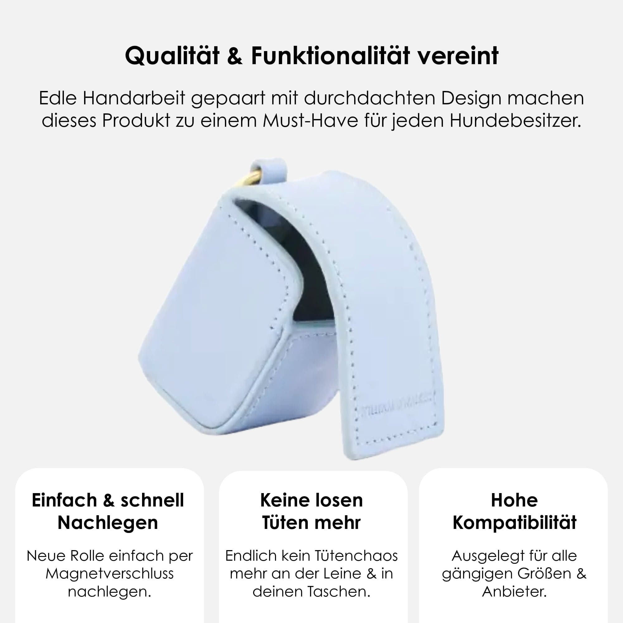 William Walker Kotbeutelspender Sky (Baby-Blau)