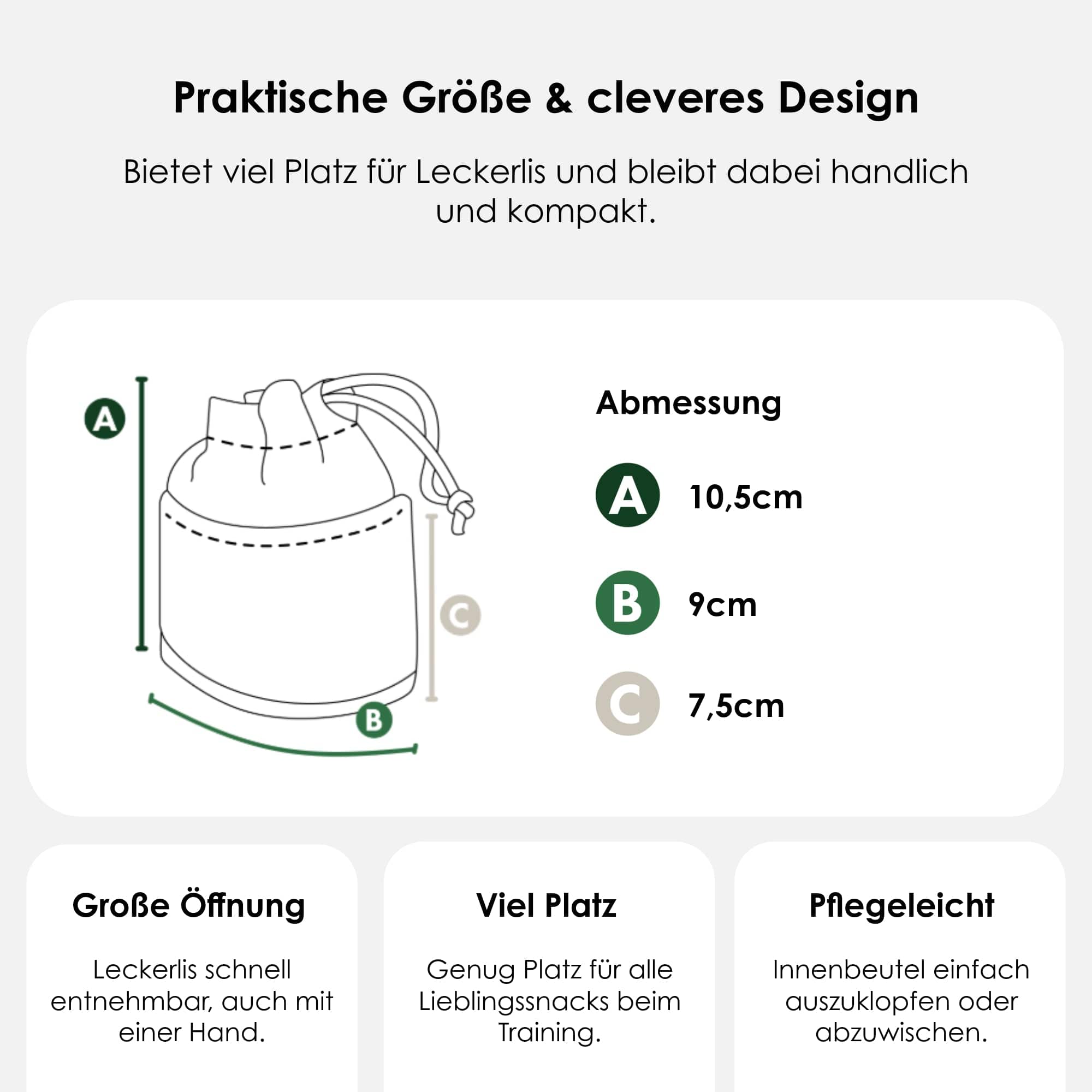 William Walker Leckerlibeutel Earth (Braun)