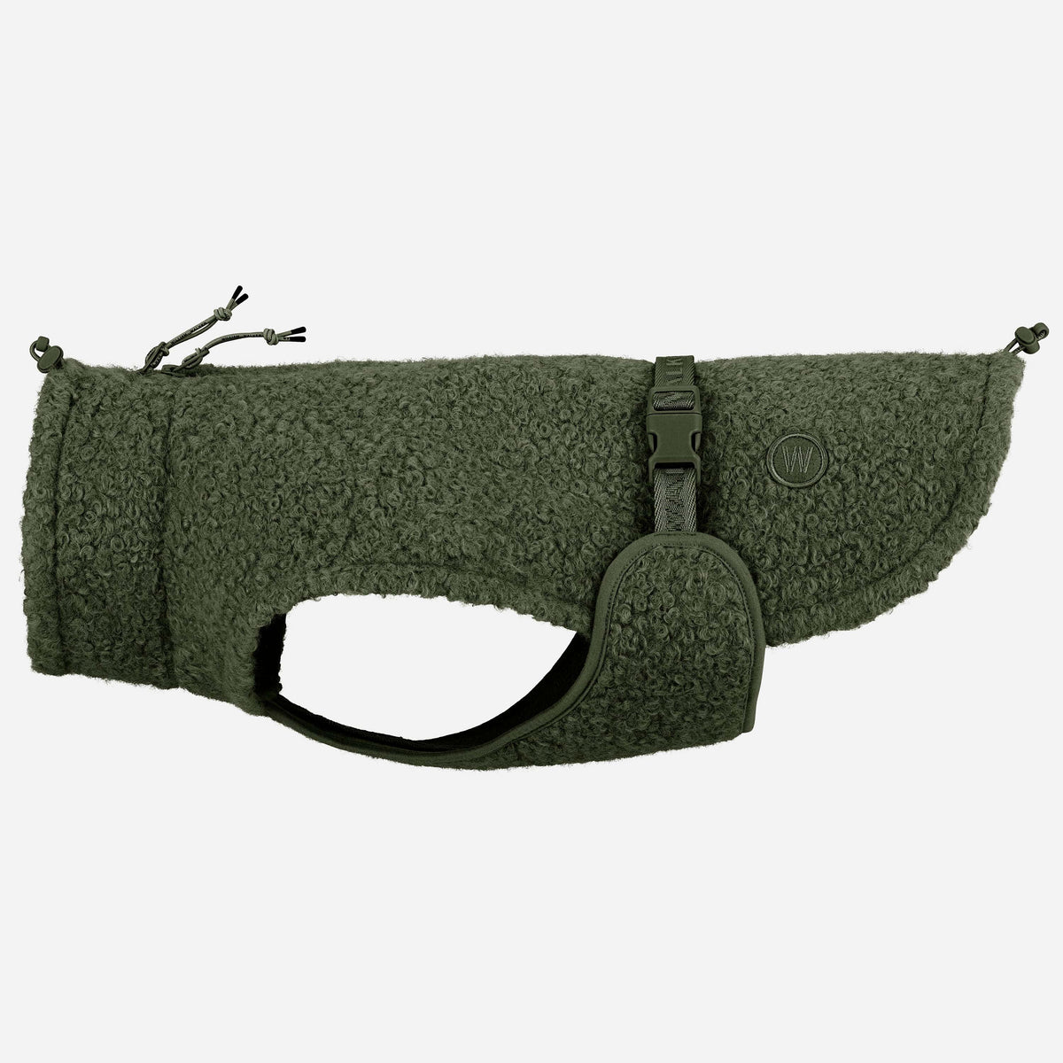 William Walker Gemütlicher Fleece Hundemantel Cozy für Dackel Dark Moss / 2