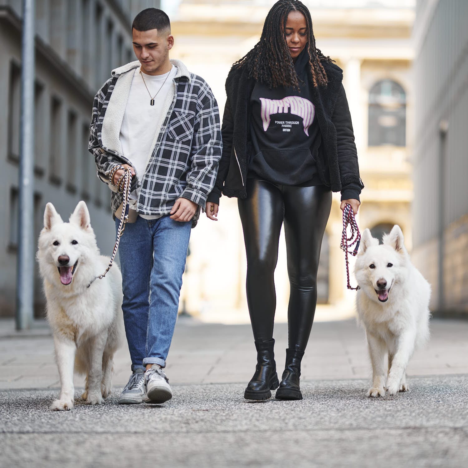 William Walker Paracord Hundeleine Royal