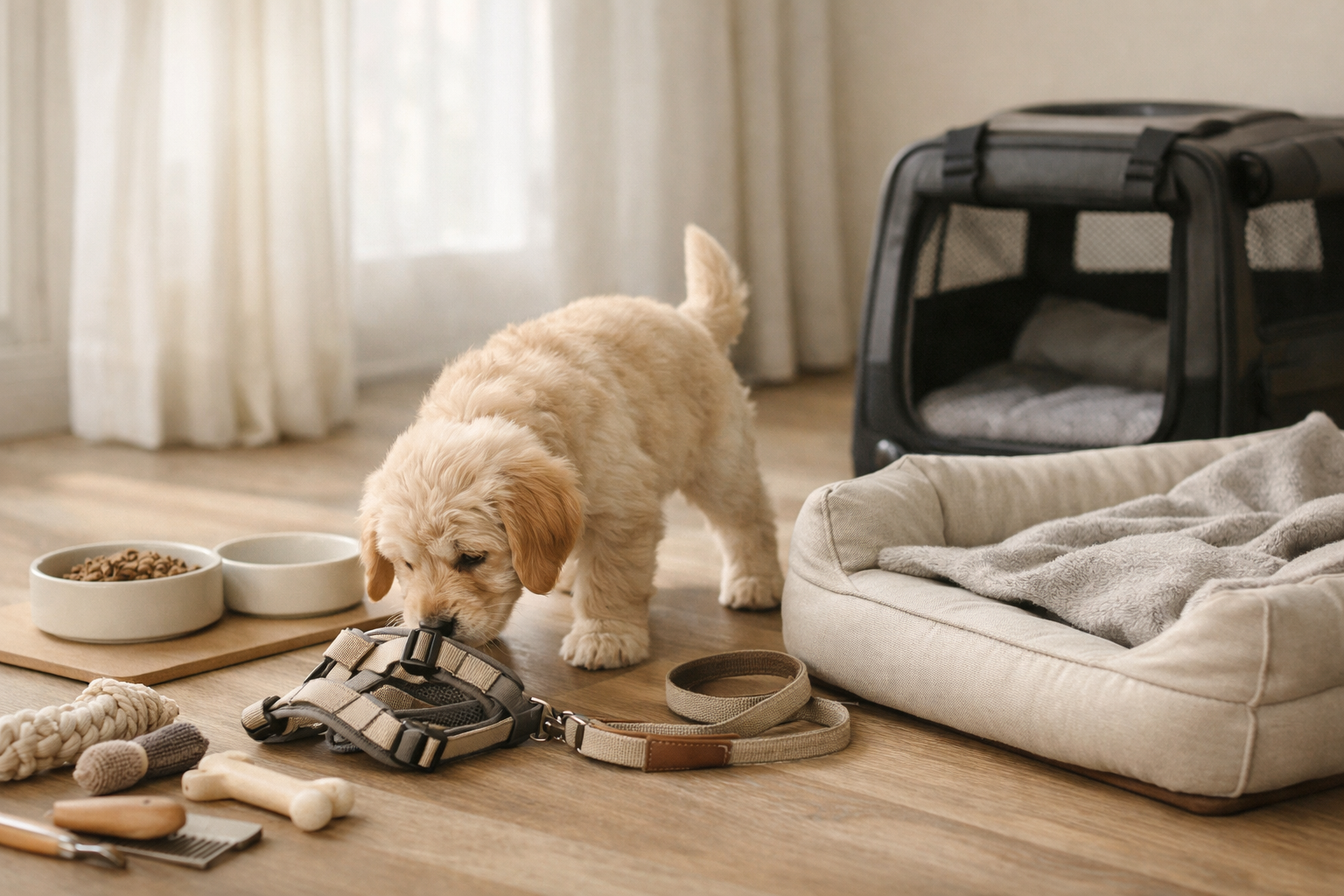 Welpen Erstausstattung kaufen: Liste, Zubehör & Starter Set für einen sicheren Start