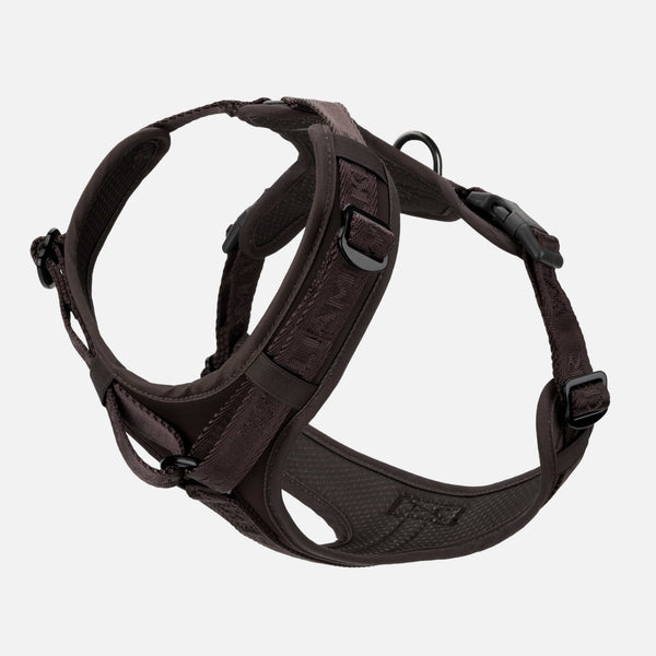Harnais en Y pour chien haut de gamme Earth (marron)