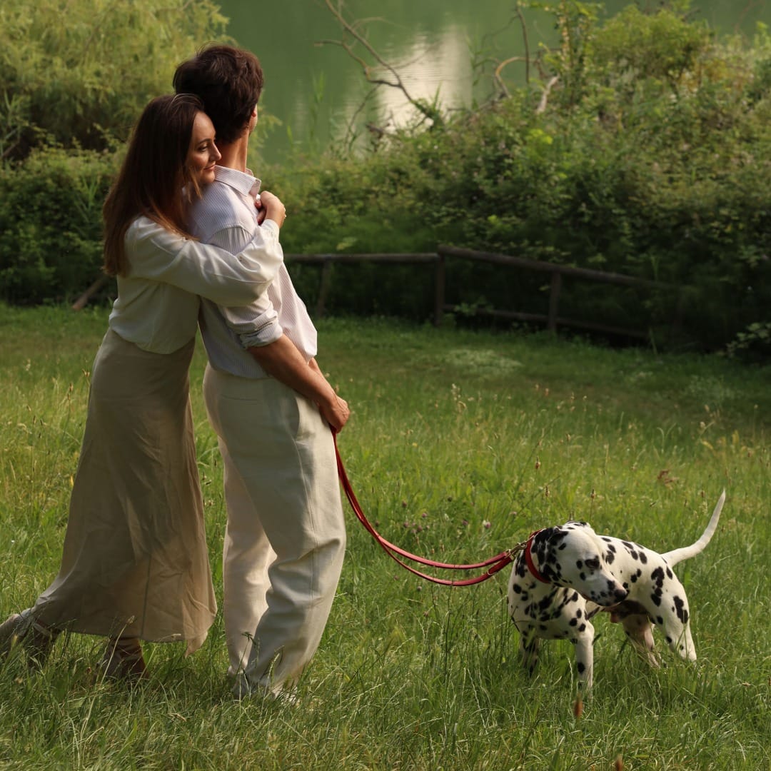 William Walker Leder Hundehalsband Chili (Rot)