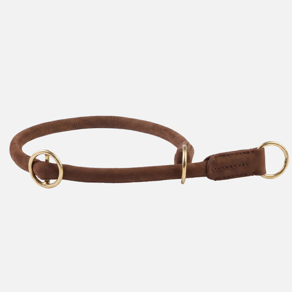 Collier martingale rond en cuir