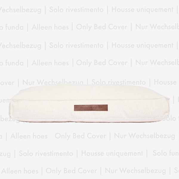 Housse de rechange pour coussin pour chien orthopédique Chill Blanc cassé