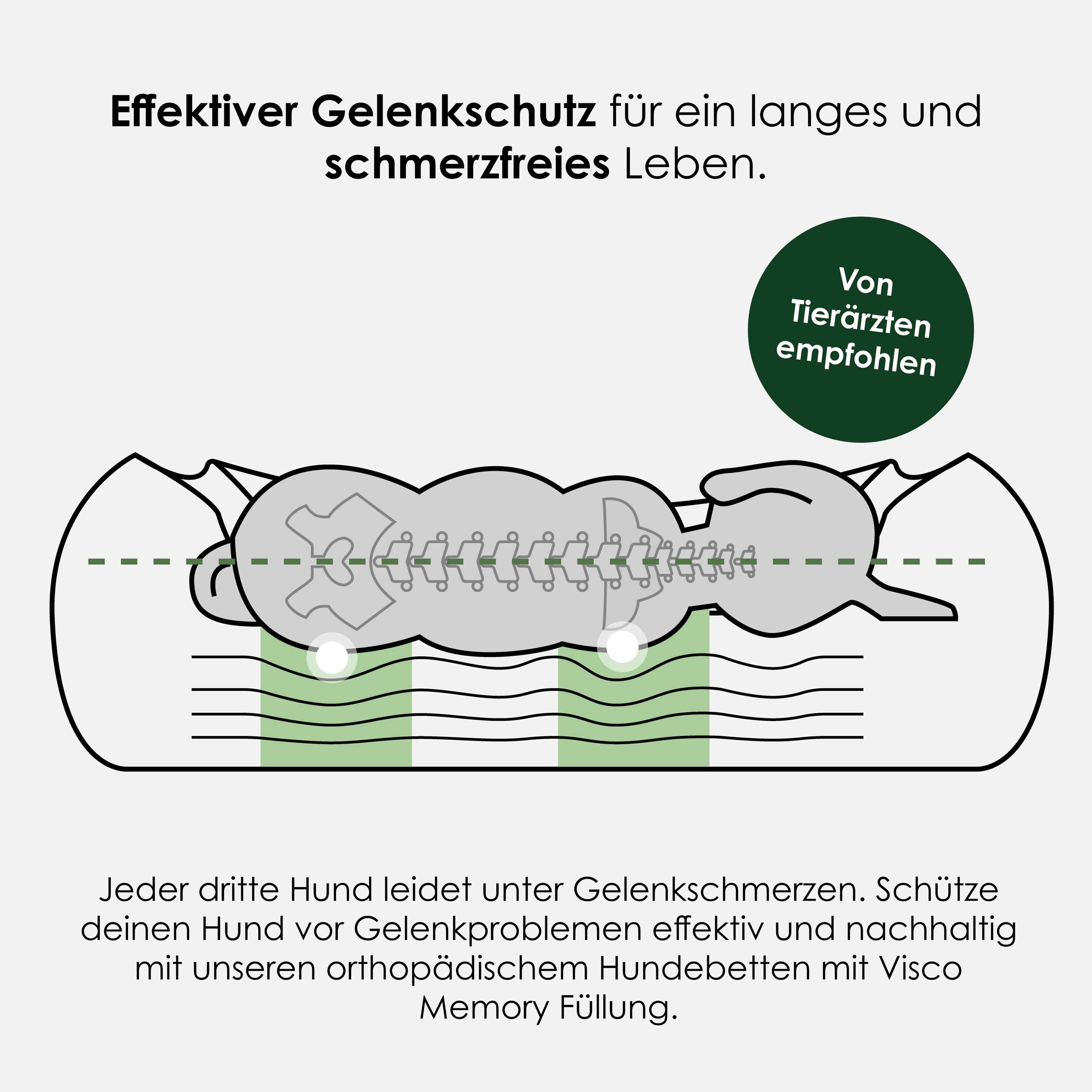 William Walker Orthopädisches Hundebett Cozy