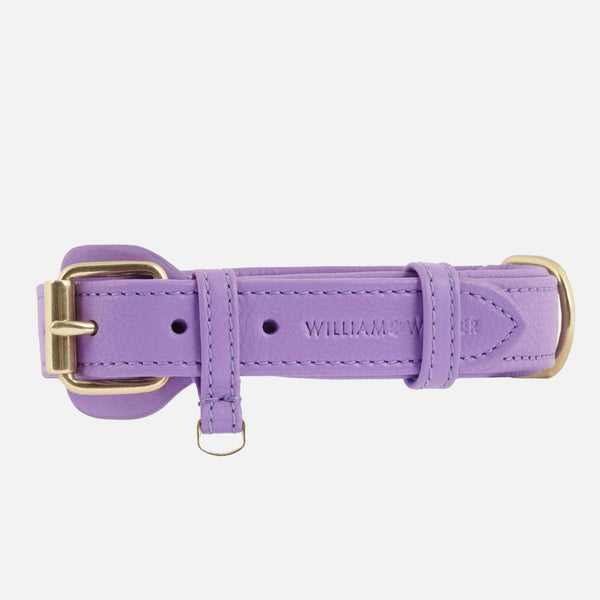 Collier pour chien en cuir Lavender (Violet)