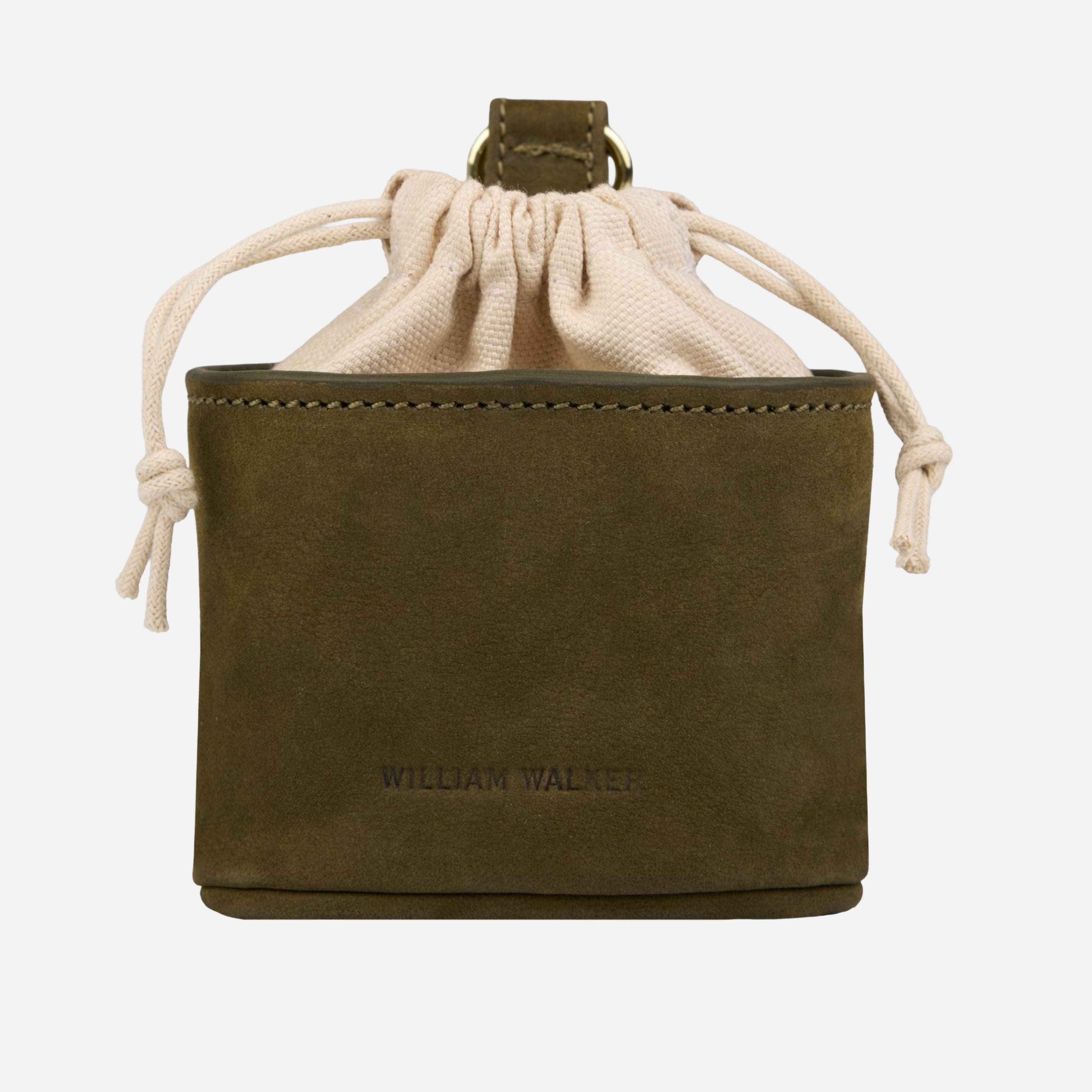 William Walker Leckerlibeutel aus wasserfestem Nubukleder