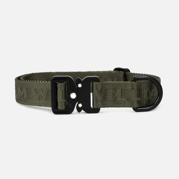 Collier pour chien Jacquard Nylon Forest (vert)