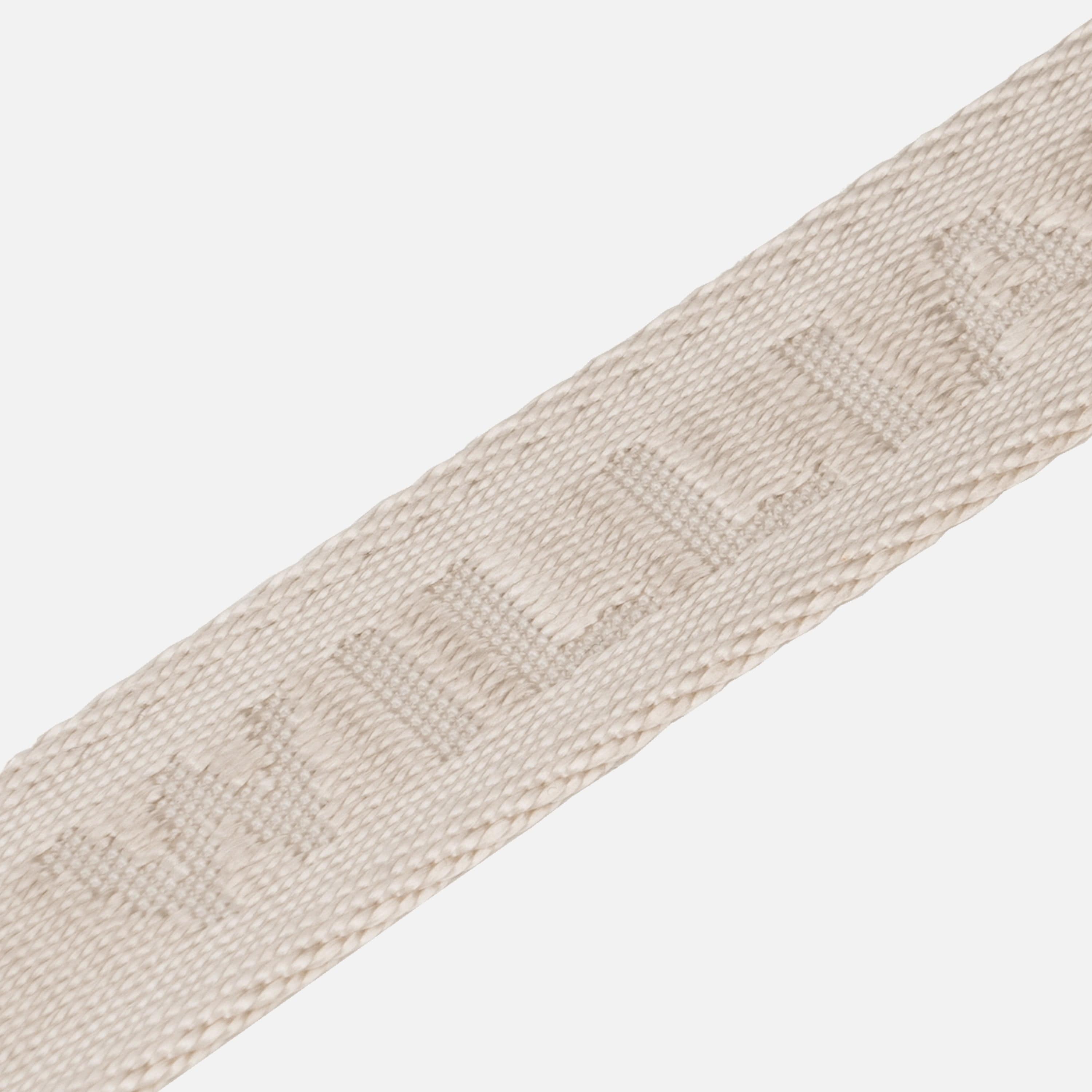 William Walker Jacquard Nylon Hundehalsband Sand (beige)