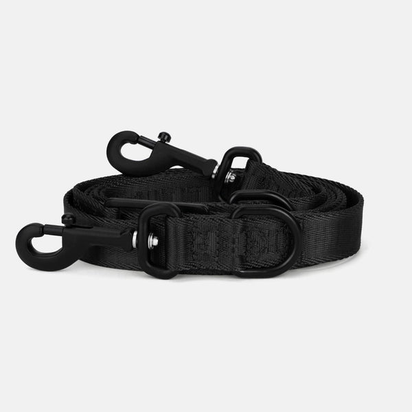 Laisse pour chien Jacquard Nylon Nero (noir)