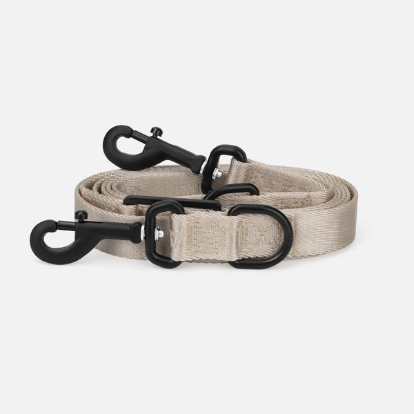 Laisse pour chien Jacquard Nylon Sand (beige)